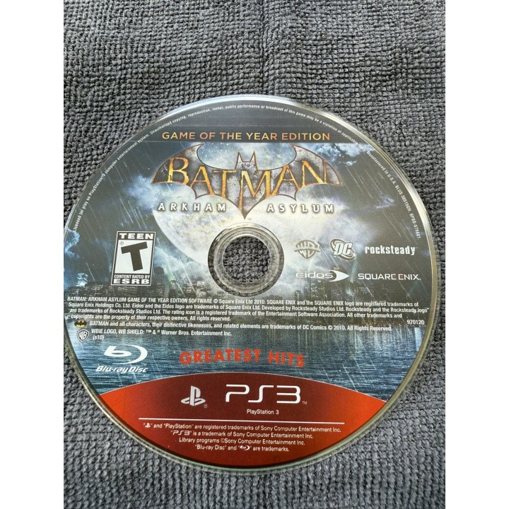 Batman Arkham Asylim (PS3) Used