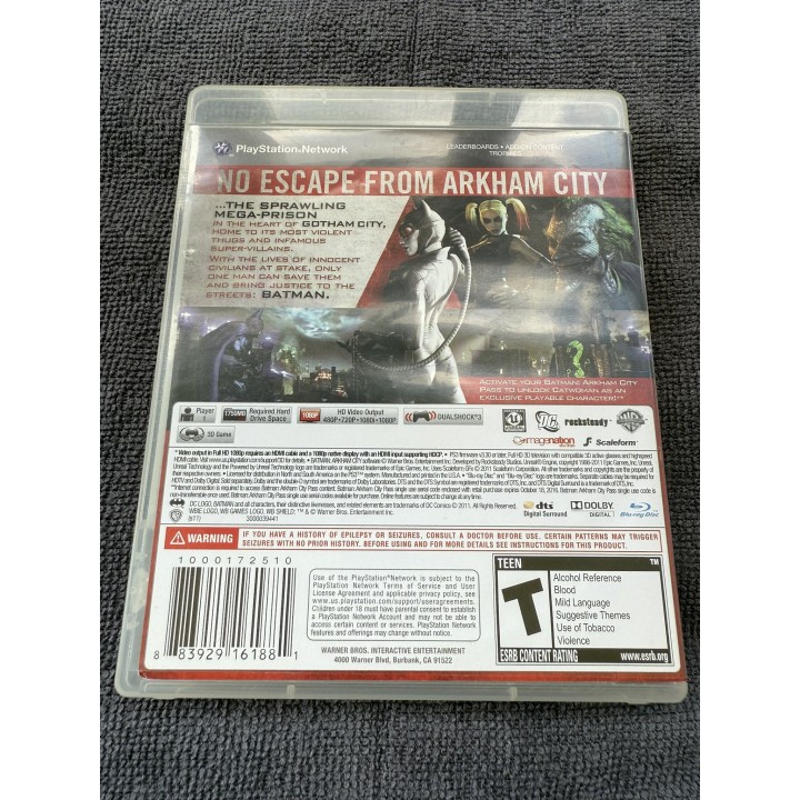 Batman Arkham City (PS3) Used